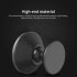 Magnetic Car  Phone  Holder Leather Grain 360 Degree Rotation Built in Magnets Bracket Black