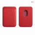 Magnetic Card Holder Case Compatible For Magsafe Iphone 13 11 12 Pro Max Mini Leather Wallet Cover Pocket black