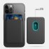 Magnetic Card Holder Case Compatible For Magsafe Iphone 13 11 12 Pro Max Mini Leather Wallet Cover Pocket black