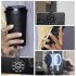 Magnetic Cell Phone Holder Suction Cup Phone Wall Mirror Mount Universal Cell Phone Stand For All Mobile Phones black