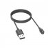 Magnetic Charge Charging Cable Compatible For Realme Watch3 Replacement Magnet Smartwatch Power Charger black