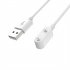 Magnetic Charging Cable Charger Adapter Compatible For Huawei Kids Watch 5x   5x Pro Smartphone Watch White