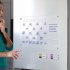 Magnetic Clear Acrylic Calendar For Fridge Includes 6 Colorful Highlight Markers Planning Boards Fridge Magnet Sticker as shown in the picture
