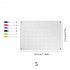 Magnetic Clear Acrylic Calendar For Fridge Includes 6 Colorful Highlight Markers Planning Boards Fridge Magnet Sticker as shown in the picture