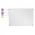 Magnetic Clear Acrylic Calendar For Fridge Includes 6 Colorful Highlight Markers Planning Boards Fridge Magnet Sticker as shown in the picture
