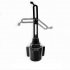 Magnetic Cup Holder Mobile Phone Fixed Mount 360 degree Rotatable Universal Telescopic Cup shaped Phone Cradle black silver