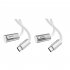 Magnetic Data Cable Type c Charging Converter Pd Adapter Cable Compatible For Ios Magsafe Laptop silver   white 2nd generation T head