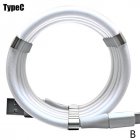 Magnetic Data Charging Cable 3 in 1 C Storage Suitable For Android Apple  type c