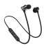 Magnetic Earphone Bluetooth Wireless Headset In ear Noise Reduction Hanging Neck Sports Headphone Xt11 gold