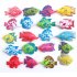 Magnetic Fishing Toy Set Fun Time Fishing Game With 1 Fishing Rod and 6 Cute Fishes for Children Random Color