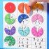 Magnetic Fractions Activities Class Set Magnetic Fraction Tiles Circles Learing Math Toys Teaching Aids Fraction book