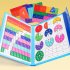 Magnetic Fractions Activities Class Set Magnetic Fraction Tiles Circles Learing Math Toys Teaching Aids Fraction book