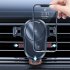 Magnetic Gravity Car Phone Holder 360 degree Rotating Air Vent Mount Phone Gps Support Non slip Stand black