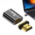 Magnetic HDTV Adapter HDTV To HDTV 19 Pins 8K 60Hz 48Gbps Convertor For Tablet Laptop TV Monitor Computer Projectors silver