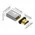 Magnetic HDTV Adapter HDTV To HDTV 19 Pins 8K 60Hz 48Gbps Convertor For Tablet Laptop TV Monitor Computer Projectors silver