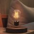 Magnetic Led Light Levitating Lamp With Touch Switch 60 Lumen LED Bulb 360 Degree Automatic Rotation Night Light For Living Room Study Bedroom Office US Plug