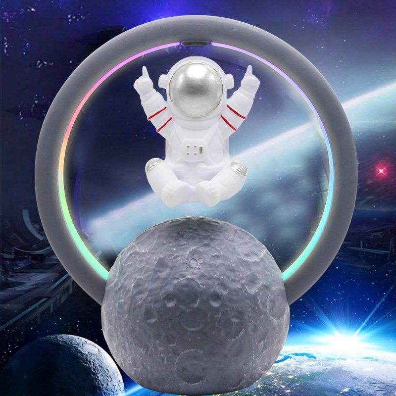 Magnetic Levitation Astronaut Spaceman Bluetooth Speaker RGB Mini Radio Portable