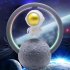 Magnetic Levitation Astronaut Spaceman Bluetooth Speaker RGB Mini Radio Portable Audio Subwoofer 598a Silver