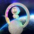 Magnetic Levitation Astronaut Spaceman Bluetooth Speaker RGB Mini Radio Portable Audio Subwoofer 598a Silver