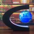Magnetic Levitation Globe With LED Light C Shape Base Floating World Map Globe Great Technology Graduation Gift US Plug