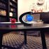 Magnetic Levitation Globe with C Shape Base Colorful LED World Map US Plug