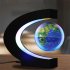 Magnetic Levitation Globe with C Shape Base Colorful LED World Map EU Plug