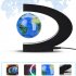 Magnetic Levitation Globe with C Shape Base Colorful LED World Map EU Plug
