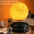 Magnetic Levitation Moon Lamps Romantic 3d Printing Led Night Light Rotating Floating Lamp For Home Decor US plug