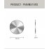 Magnetic  Metal  Plate Iron Sheet Disk Sticker For Magnetic Car Phone Holder Magnet Stand silver