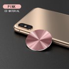 Magnetic  Metal  Plate Iron Sheet Disk Sticker For Magnetic Car Phone Holder Magnet Stand Rose gold