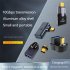 Magnetic OTG USB Type C Adapter Usb3 0 Female to Type c Male Connector 10gbps Fast Charging Black Straight Head