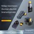 Magnetic OTG USB Type C Adapter Usb3 0 Female to Type c Male Connector 10gbps Fast Charging Black Middle Elbow