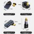 Magnetic OTG USB Type C Adapter Usb3 0 Female to Type c Male Connector 10gbps Fast Charging Black Middle Elbow