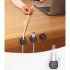 Magnetic Phone Cable Clips Adhesive Cable Organizer USB Wire Organizer ABS Desktop Cable Management Wire Keeper Cable Organizer Holder For Desk Nightstand Car W