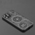 Magnetic Phone Cooler Heat Dissipation Mobile Phone Case Drop resistant Cooling Shell Cover Compatible For Iphone Xmax 13 black cooling mobile phone case