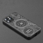 Magnetic Phone Cooler Heat Dissipation Mobile Phone Case Drop-resistant Cooling Shell Cover Compatible For Iphone Xmax 13 black cooling mobile phone case