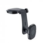 Magnetic Phone Holder Car Mount Windshield Dashboard Multi-functional Navigation Bracket Height Adjustable black