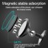 Magnetic Phone Holder GPS Universal Mobile Phone Mount Air Vent Car Holder Silver