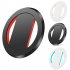 Magnetic Phone Ring Magnetic Finger Phone Ring Stand Holder 360 Degree Rotation Finger Ring Kickstand Smartphone Accessories black red