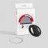 Magnetic Phone Ring Magnetic Finger Phone Ring Stand Holder 360 Degree Rotation Finger Ring Kickstand Smartphone Accessories black red