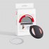 Magnetic Phone Ring Magnetic Finger Phone Ring Stand Holder 360 Degree Rotation Finger Ring Kickstand Smartphone Accessories black red