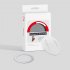 Magnetic Phone Ring Magnetic Finger Phone Ring Stand Holder 360 Degree Rotation Finger Ring Kickstand Smartphone Accessories black red