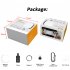 Magnetic Phone Selfie Light Rechargeable 1000mAh Battery 3000 6500K 3 Color Temperatures Compact Mini Video Light For Selfies Photography Video Conference Magne