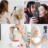 Magnetic Phone Selfie Light Rechargeable 1000mAh Battery 3000 6500K 3 Color Temperatures Compact Mini Video Light For Selfies Photography Video Conference Magne