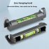 Magnetic Spirit Level Set Square T type Circular Hanging Line Small Mini Portable Level Ruler Measuring Tool orange