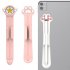 Magnetic Suction Silicone Stylus Case Capacitive Pen Holder Sleeve Cartoon Slot Compatible For Ipad Pencil1 2 Samsung S6 White Cat s Claw Pen Slot for ipencil 1