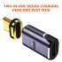 Magnetic Type C Adapter Usb C Converter Supports Pd 140w Fast Charge 8k Video Transmission 40gbps Data Transmission