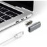 Magnetic USB C Type C Adapter Side Plug Elbow 20pin Full function Adapter Charging Data Transmission 4k Video Silver