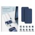 Magnetic Wire Organizer Desktop Cable Clip Protector Cable Row Plug Fixed Charging Line Holder Self adhesive grey
