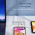 Magnetic Wire Organizer Desktop Cable Clip Protector Cable Row Plug Fixed Charging Line Holder Self adhesive grey